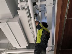 保障飯店衛生健康，永安昌盛針對飯店風機盤管清洗操作服務過程